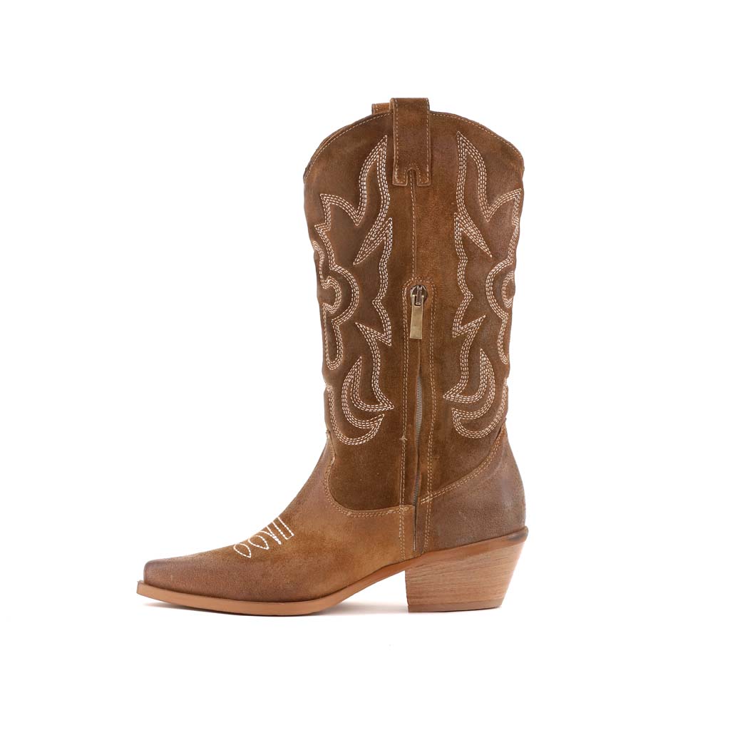 Club Style Texano Camoscio Marrone